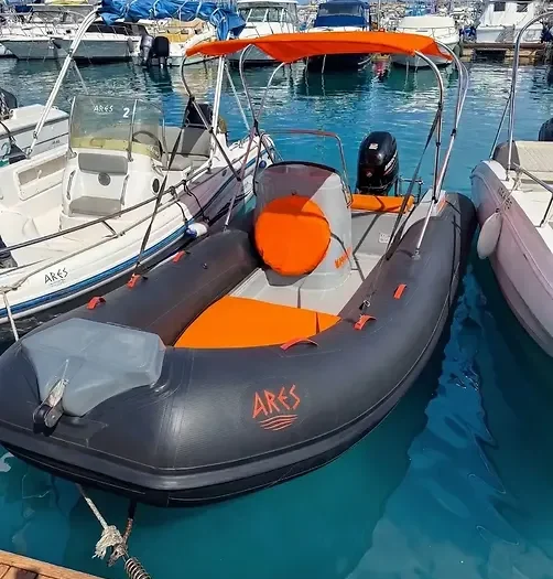 Inflatable Boat Rental Sacs 490 Alghero – No License Required – Boat Rental Alghero